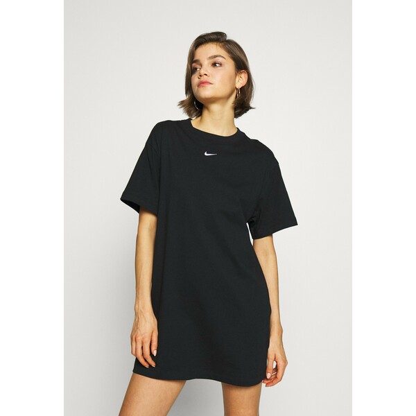 Nike Sportswear DRESS Sukienka z dżerseju black/white NI121C01U