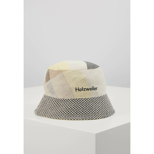 Holzweiler PAFE BUCKETHAT CHECK Kapelusz yellow check HO051B00D