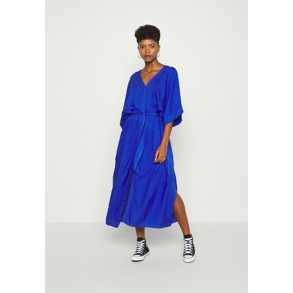 Monki CARRO KAFTAN Sukienka koszulowa blue MOQ21E044