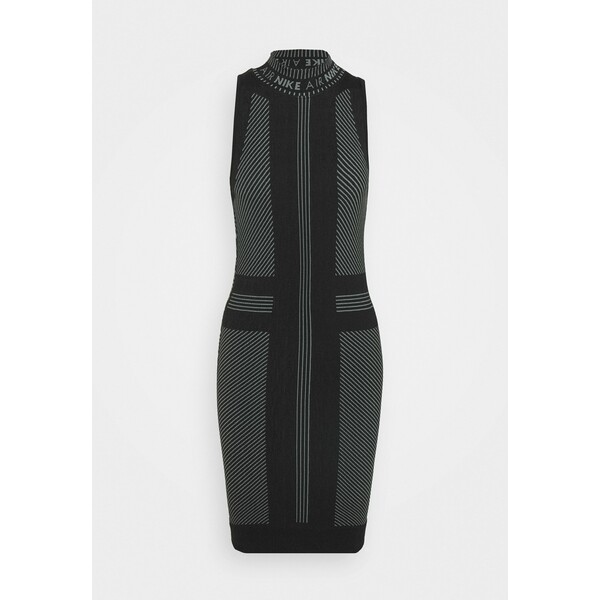 Nike Sportswear AIR Sukienka etui black/white NI121C022