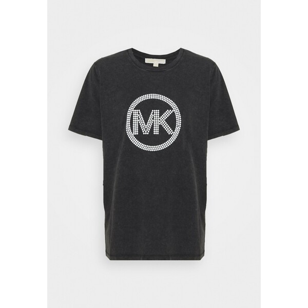 MICHAEL Michael Kors WASH T-shirt z nadrukiem black MK121D03Z