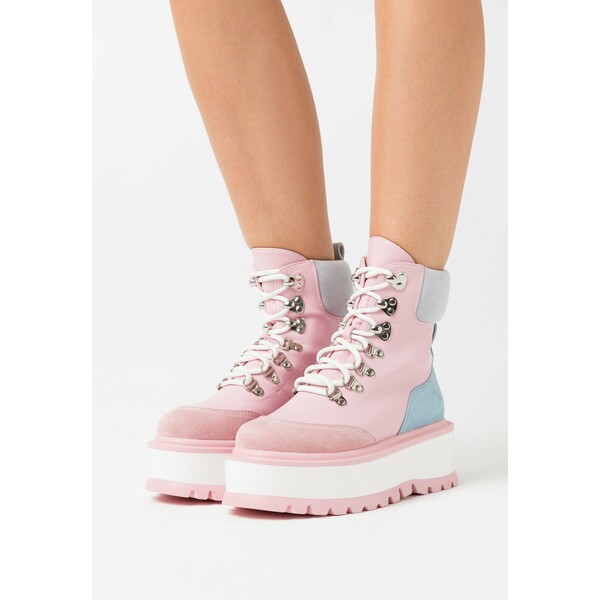 Koi Footwear VEGAN HYDRA Botki na platformie pink KOF11N00H