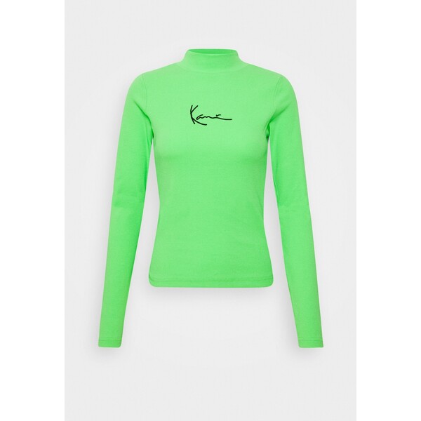 Karl Kani SMALL SIGNATURE TURTLE Bluzka z długim rękawem green KK121D023