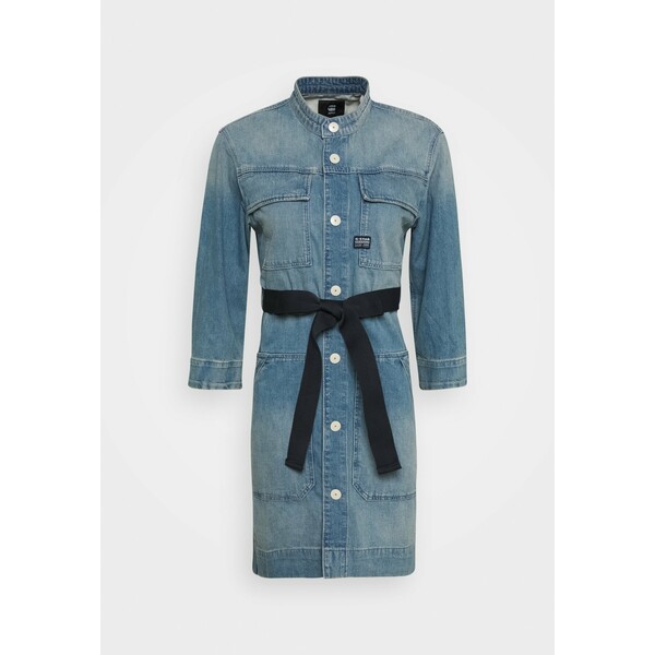 G-Star SHIRT DRESS Sukienka jeansowa vintage marine blue GS121C0A8