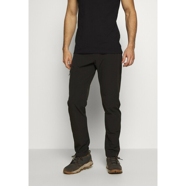 Salomon WAYFARER AS TAPERED PANT Spodnie materiałowe black SA542E02Q