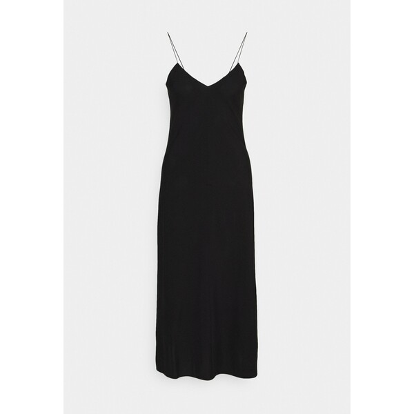 DESIGNERS REMIX VALERIE LONG SLIP Sukienka letnia black DEA21C03K