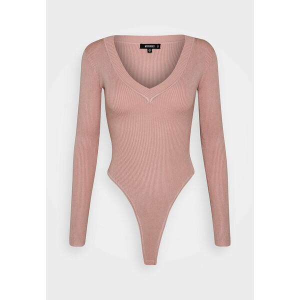 Missguided NECK BODY Sweter pale pink M0Q21I06F
