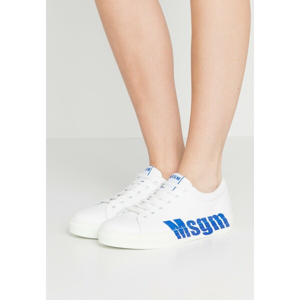 MSGM DONNA WOMAN`S SHOES Sneakersy niskie white/blue MG611A03K