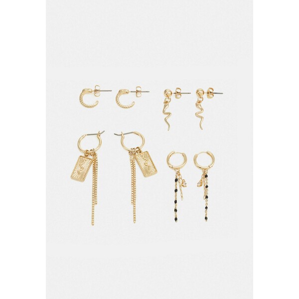 Pieces PCDABY EARRINGS 4 PACK Kolczyki gold-coloured PE351L0PW