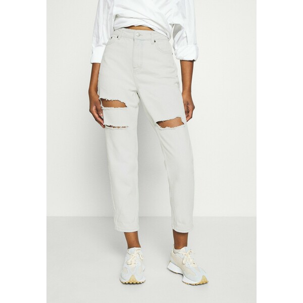 Topshop Petite MOM Jeansy Relaxed Fit bleach TQ021N038