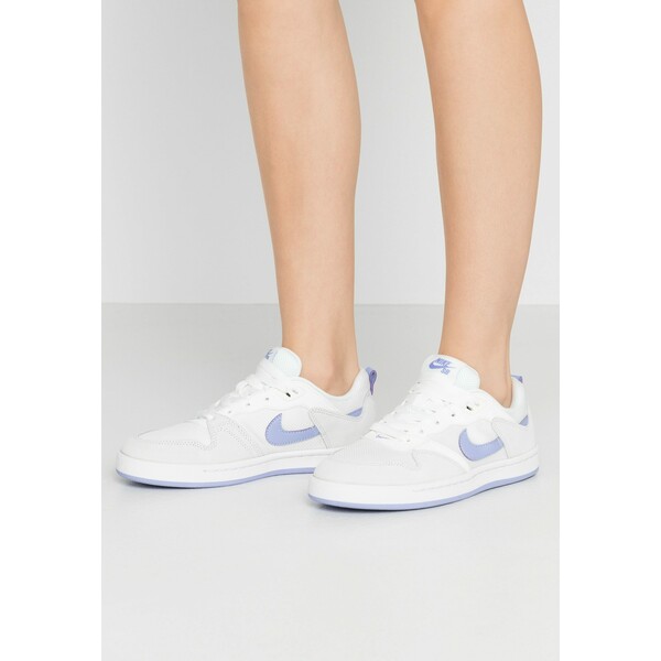 Nike SB ALLEYOOP Sneakersy niskie summit white/light thistle NS411A00O
