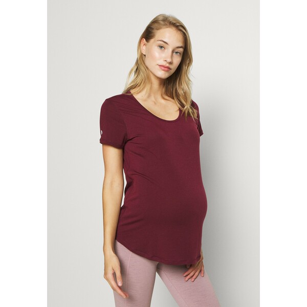 Cotton On Body MATERNITY GYM TEE T-shirt basic mulberry C1R41D00D