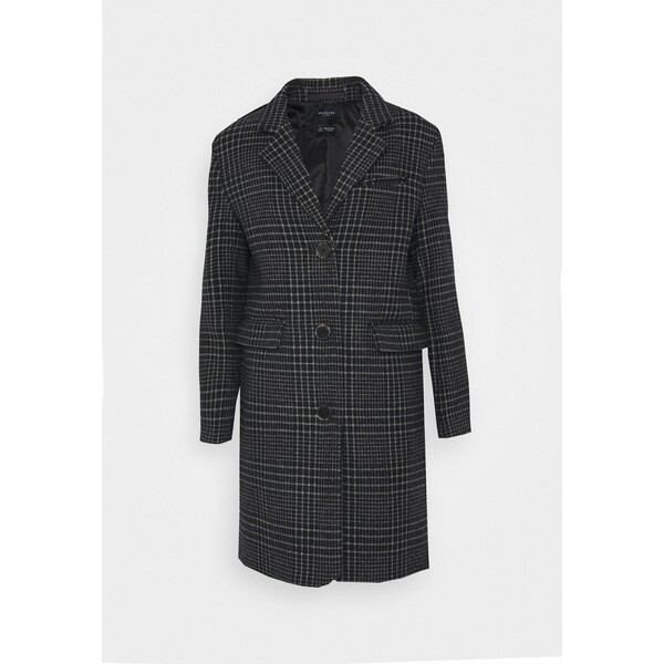 Selected Femme Petite SLFELINA CHECK COAT Płaszcz wełniany /Płaszcz klasyczny black SEL21U00D