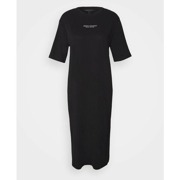 Armani Exchange DRESS Sukienka z dżerseju black ARC21C025