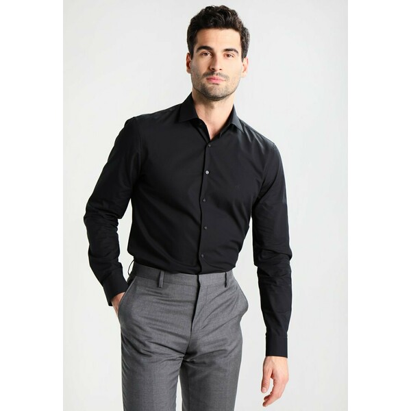 Calvin Klein Tailored BARI SLIM FIT Koszula biznesowa black CK122D00J