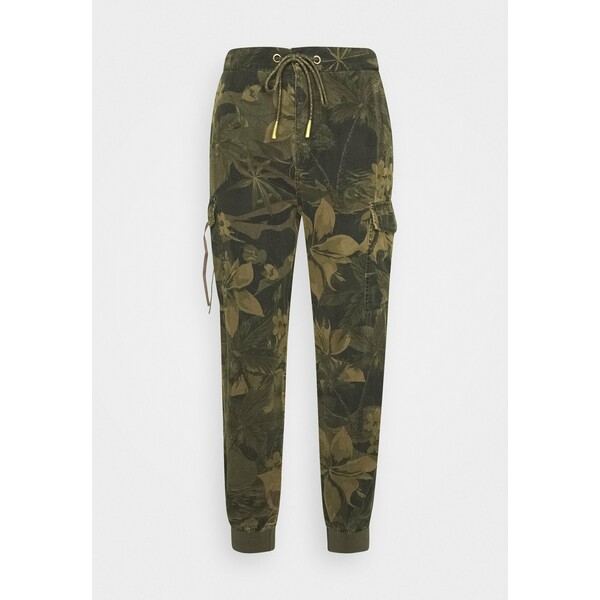 Desigual PANT MALALA Spodnie materiałowe verde militar DE121A064