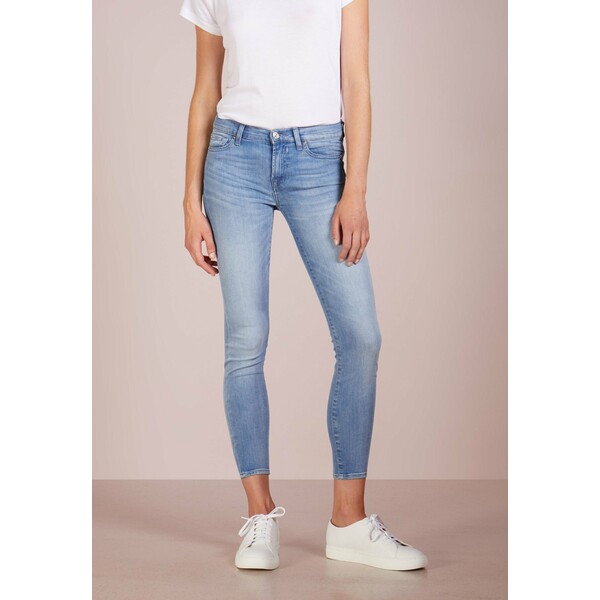 7 for all mankind CROP Jeansy Skinny Fit bair mirage 7F121N0BT