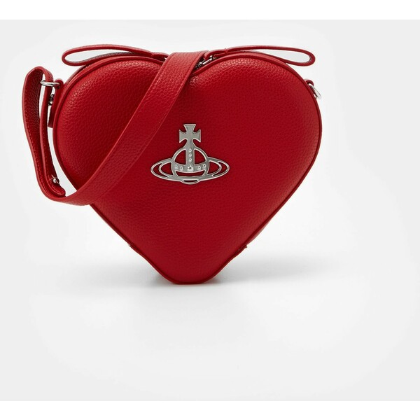 Vivienne Westwood JOHANNA HEART CROSSBODY BAG Torba na ramię red VW951H019
