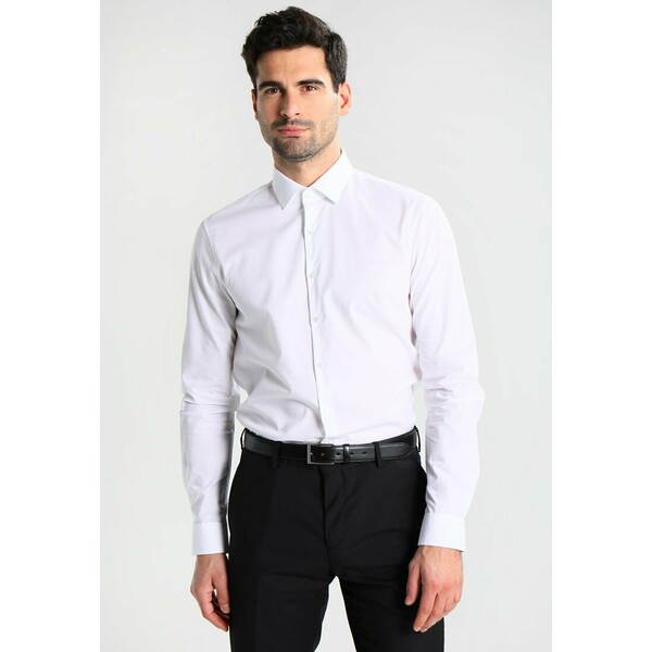 Calvin Klein Tailored BARI SLIM FIT Koszula biznesowa white CK122D00J