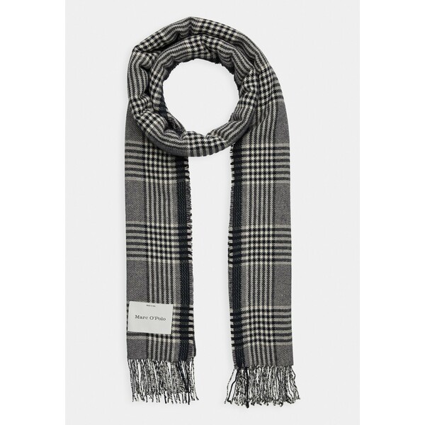 Marc O'Polo SCARF WOVEN STRUCTURED HOUNDSTOOT Szal dark blue MA351G0B0