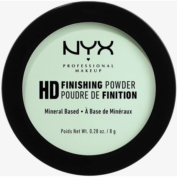 Nyx Professional Makeup HIGH DEFINITION FINISHING POWDER Utrwalanie makijażu 3 mint green NY631E01M-M11