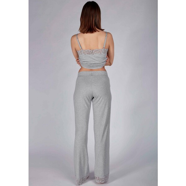 Skiny MIT SPITZE Spodnie od piżamy stone grey melange SK781O01B