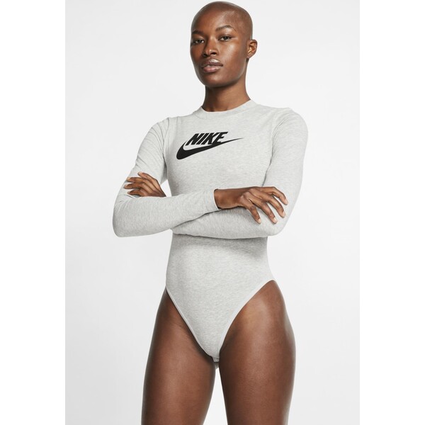 Nike Sportswear NIKE SPORTSWEAR HERITAGE LANGARM-OBERTEIL FÜR DAMEN Trykot gimnastyczny dark grey heather/black NI181S000