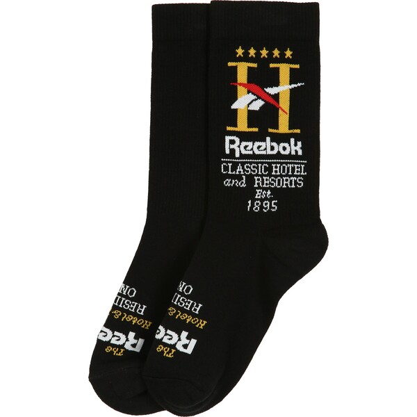 Reebok Classic Skarpety 'CL Hotel Sock BLACK' RBK0339001000001