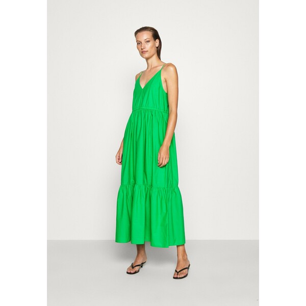 ARKET DRESS Długa sukienka green bright ARU21C00C