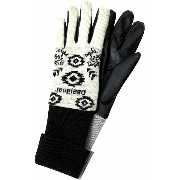 Desigual Rękawiczki pięciopalcowe black DE151A07W