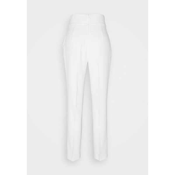 Pinko NATALIA TROUSERS Spodnie materiałowe white P6921A04R
