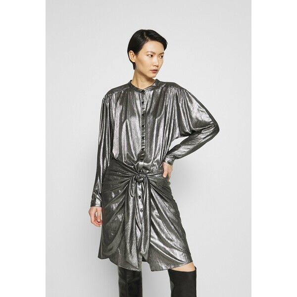 Rebecca Minkoff WILLOW DRESS Sukienka koktajlowa gunmetal RM621C01Q