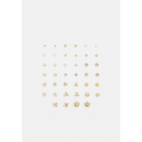 Pieces PCHENRITTI EARSTUDS MEGA 20 PACK Kolczyki gold-coloured PE351L0RC