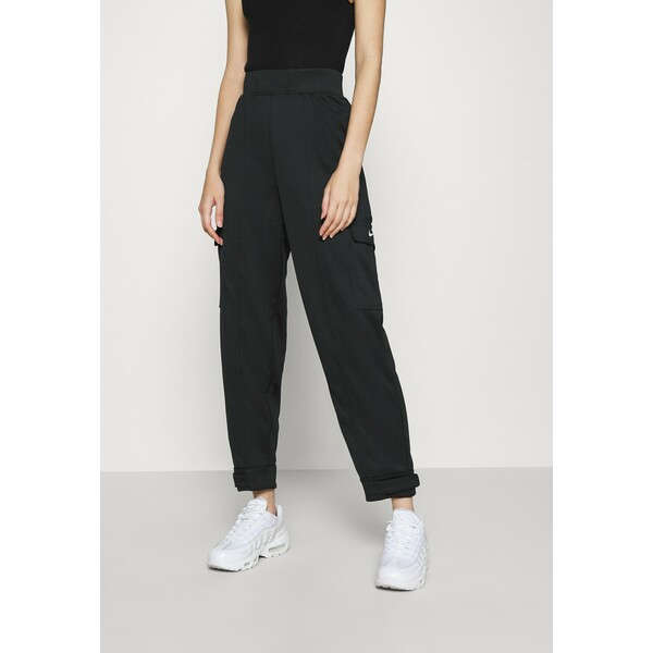 Nike Sportswear W NSW SWSH Spodnie materiałowe black/white NI121A0DL
