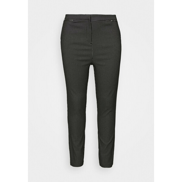New Look Curves GRID BENGALINE TROUSER Spodnie materiałowe black N3221A04O