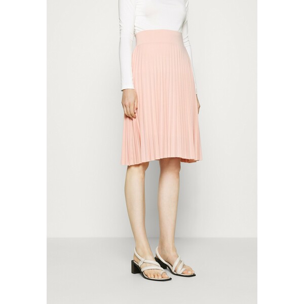 Anna Field Plisse A-line mini skirt Spódnica trapezowa dusty pink AN621B08P