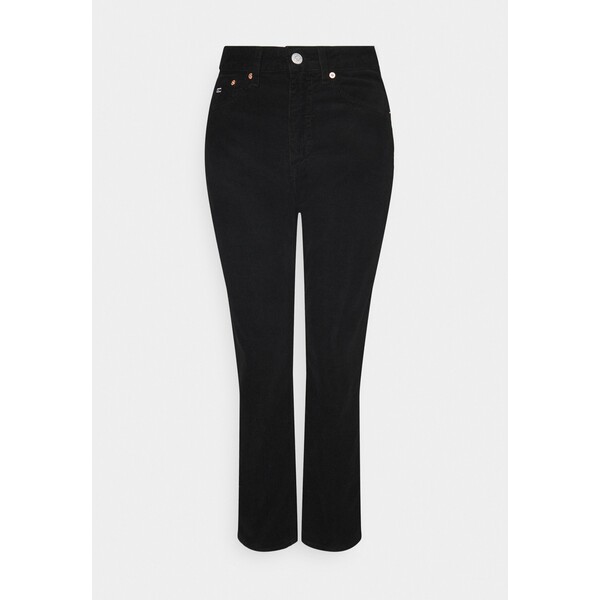 Tommy Jeans HARPER STRIGHT Spodnie materiałowe black TOB21A01D
