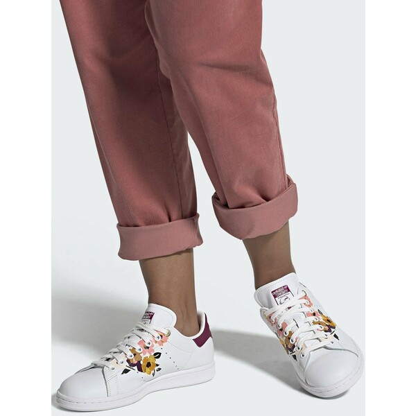 adidas Originals STAN SMITH SPORTS INSPIRED SHOES Sneakersy niskie ftwr white/power berry/pink tint AD111A18M