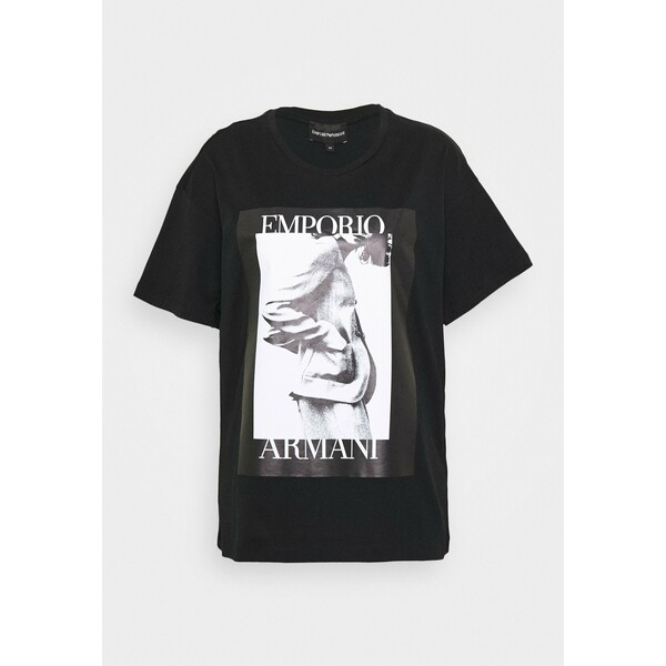 Emporio Armani T-shirt z nadrukiem nero EA821D015