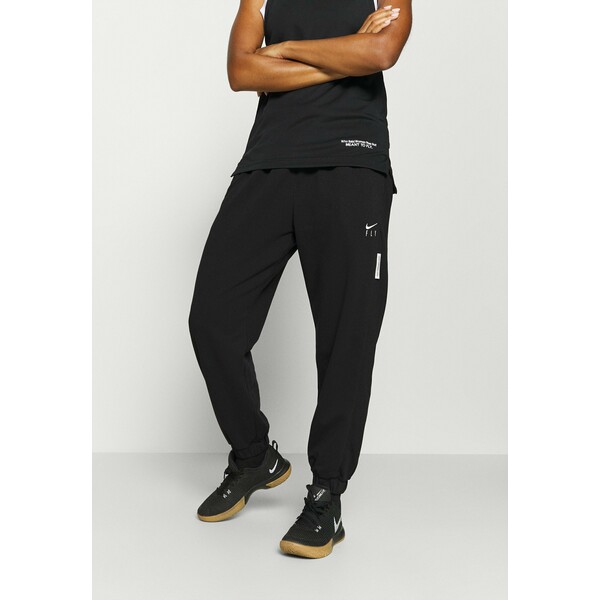 Nike Performance STANDARD ISSUE PANT Spodnie treningowe black/pale ivory/pale ivory N1241E11O