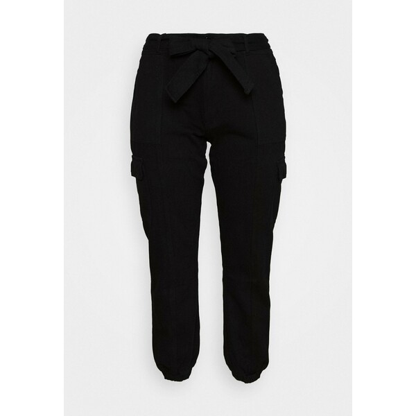 Glamorous Curve UTILITY TROUSER Spodnie materiałowe black GLA21A00L