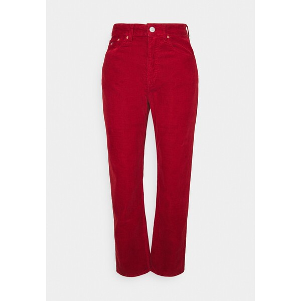 Tommy Jeans HARPER STRIGHT Spodnie materiałowe wine red TOB21A01D