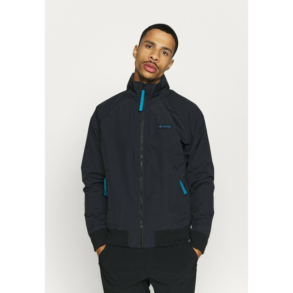 Columbia FALMOUTH JACKET Kurtka Outdoor black/fjord blue C2342F04C