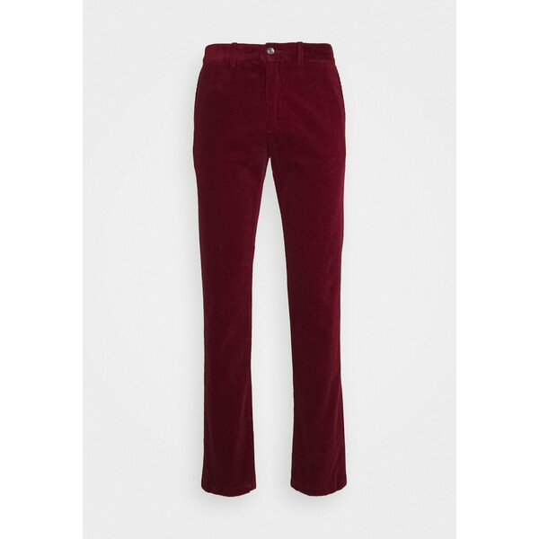 Tommy Hilfiger DENTON CORDUROY PANT Spodnie materiałowe dark red TO122E05L