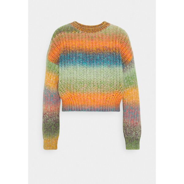 BDG Urban Outfitters BALLOON SLEEVE JUMPER Sweter space dye multi QX721I00I