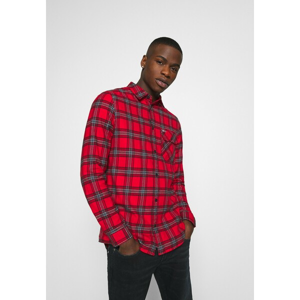 Tommy Jeans PLAID Koszula deep crimson/multi TOB22D047