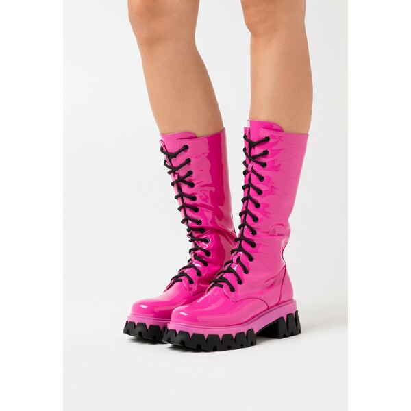 Koi Footwear VEGAN TRINITY Kozaki na platformie pink KOF11A00P