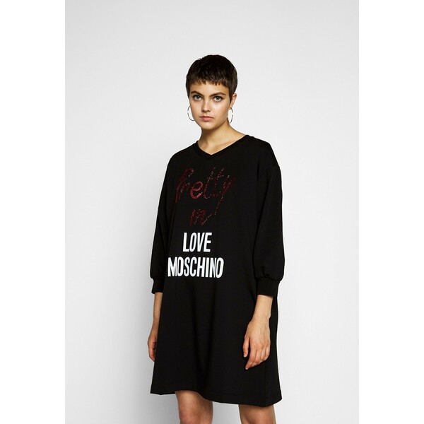 Love Moschino Sukienka letnia black LO921C05Q