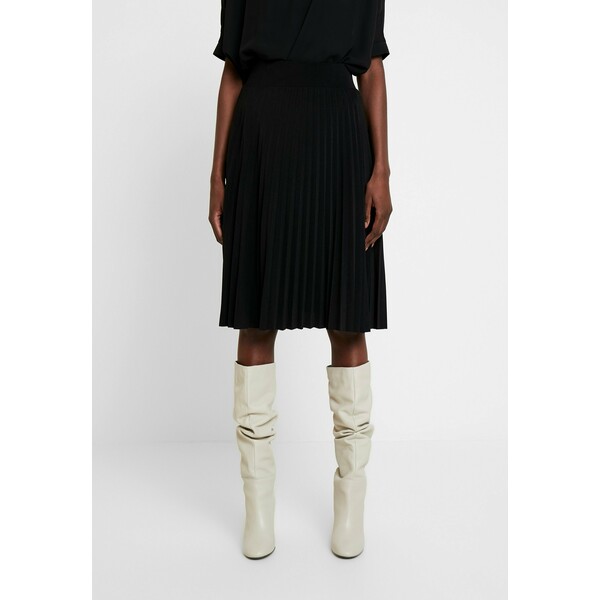Anna Field Plisse A-line mini skirt Spódnica trapezowa black AN621B08P