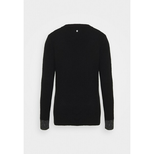 Calvin Klein FLUFFY CREW NECK Sweter black 6CA21I01A